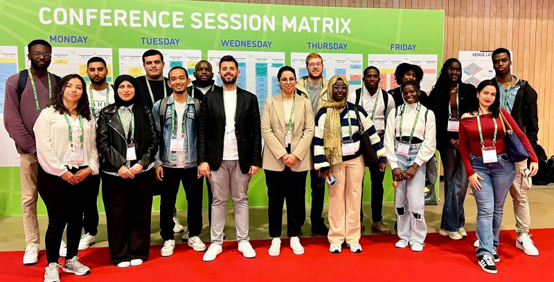 Étudiants Master Nanosciences et Nanotechnologies de l’Université de Lille à l’EuMW 2024