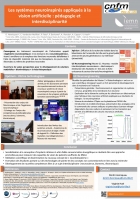 Poster JPCNFM 2021 : Les systèmes neuroinspirés appliqués à la vision artificielle pédagogie et interdisciplinarité