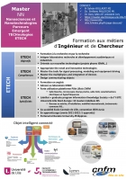 Poster JPCNFM 2021 : Master Nanosciences Nanotechnologies de l’Université de Lille: une formation aux technologies émergentes